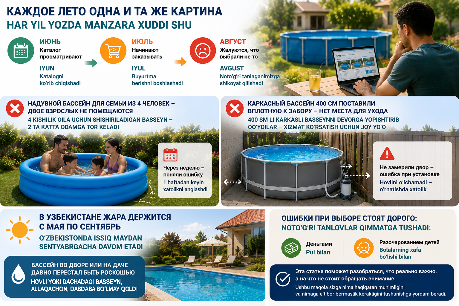 Как выбрать бассейн?